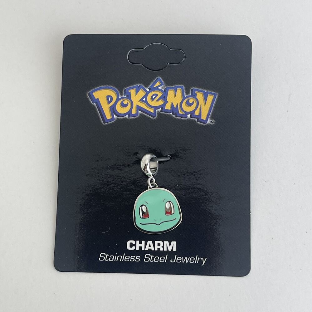 Pokemon SQUIRTEL Cute CHARM Pendant Necklace Or Ankle Officially Licensed‎ Green